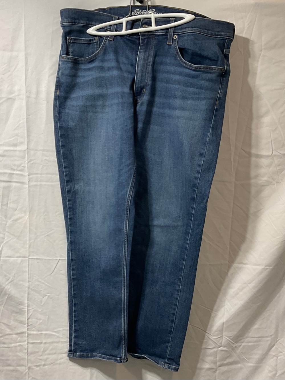 Eddie Bauer Men's Dark Blue Straight Jeans